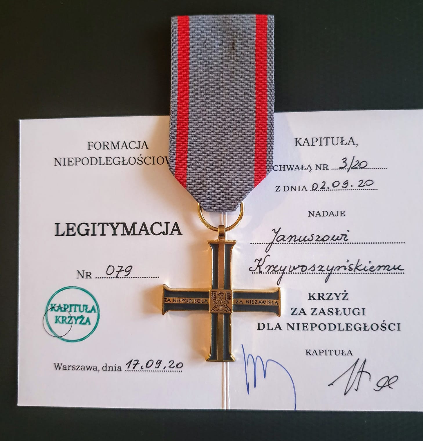 Krzyż Służby Niepodległości