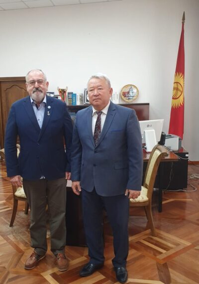 Spotkanie z Rektorem Kirgiskiego Uniwersytetu Narodowego