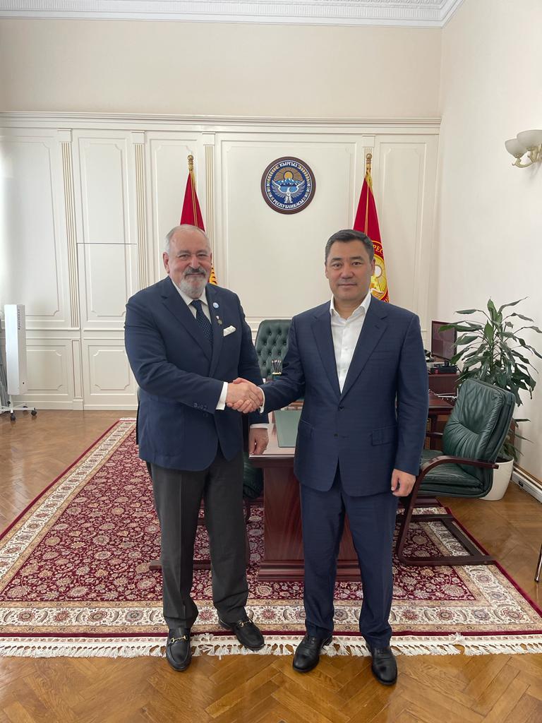 spotkanie-prezydent Republiki Kirgiskiej
